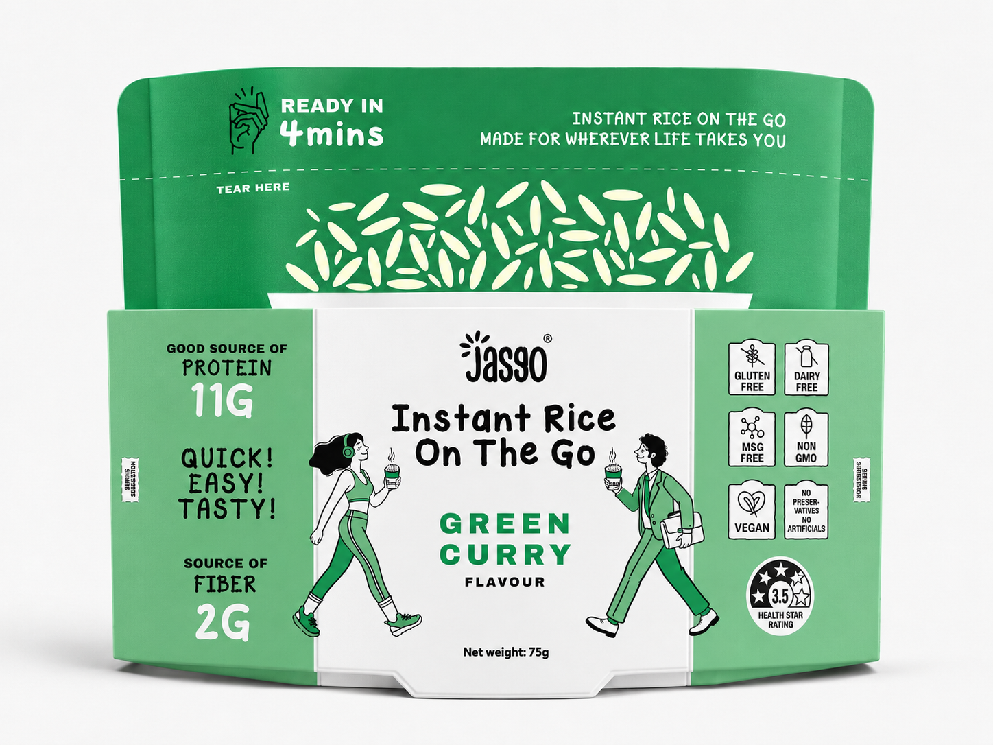 Jasgo On the Go Green Curry Pop Up
